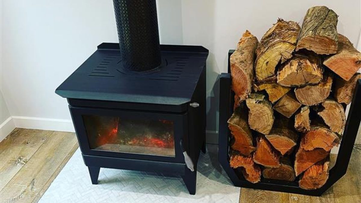 wood fire heater installation